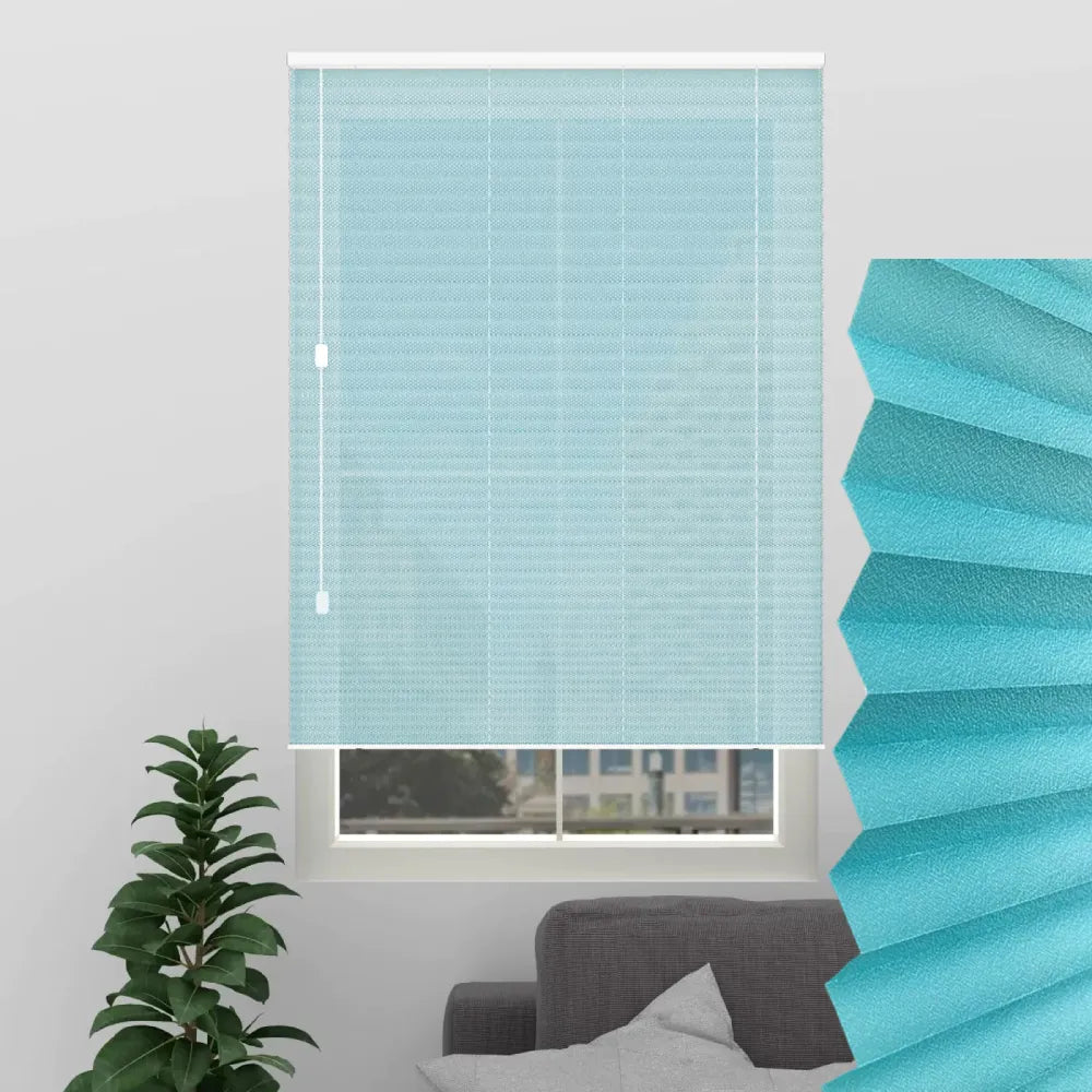 Custom pleated curtain - Semi-transparent