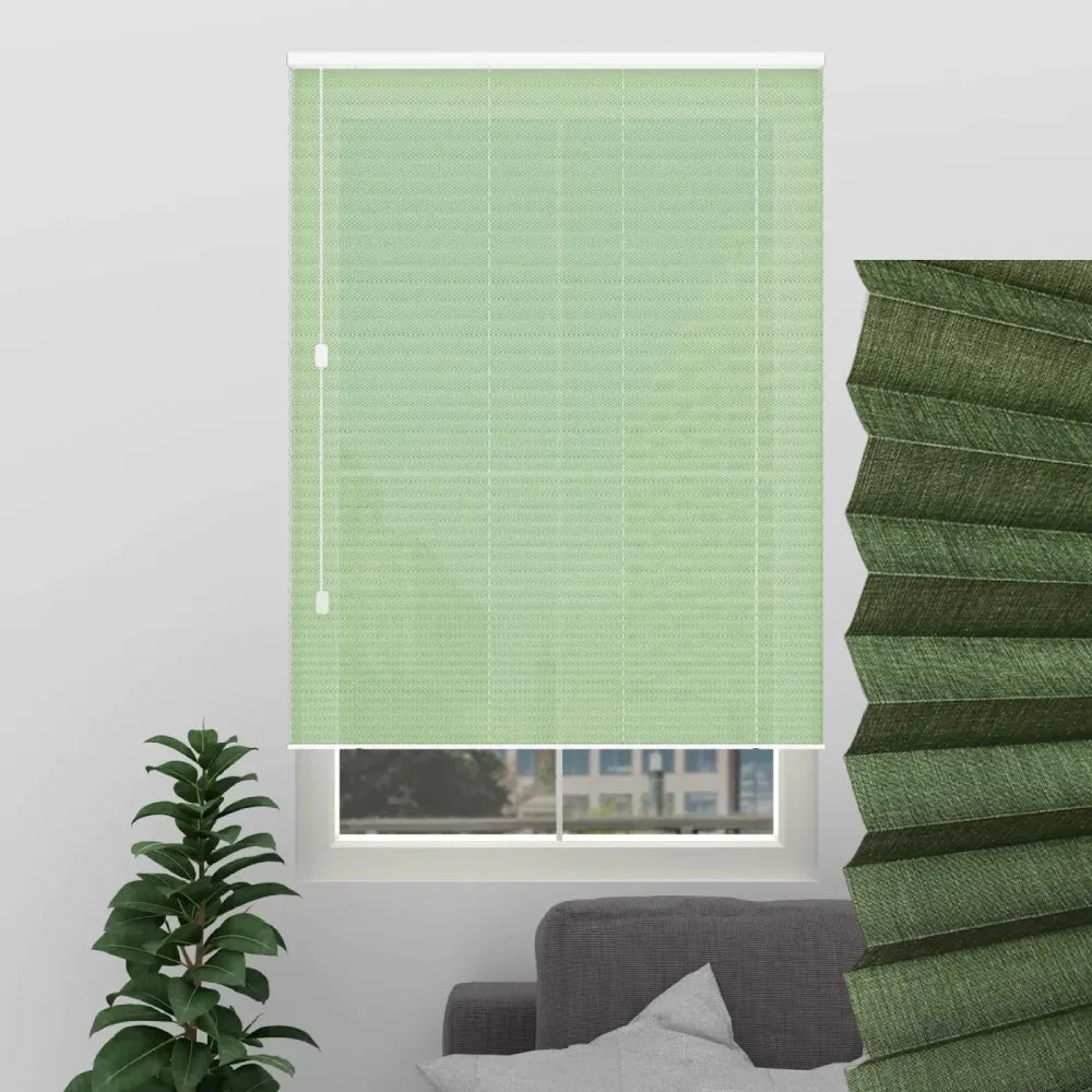 Custom pleated curtain - Semi-transparent