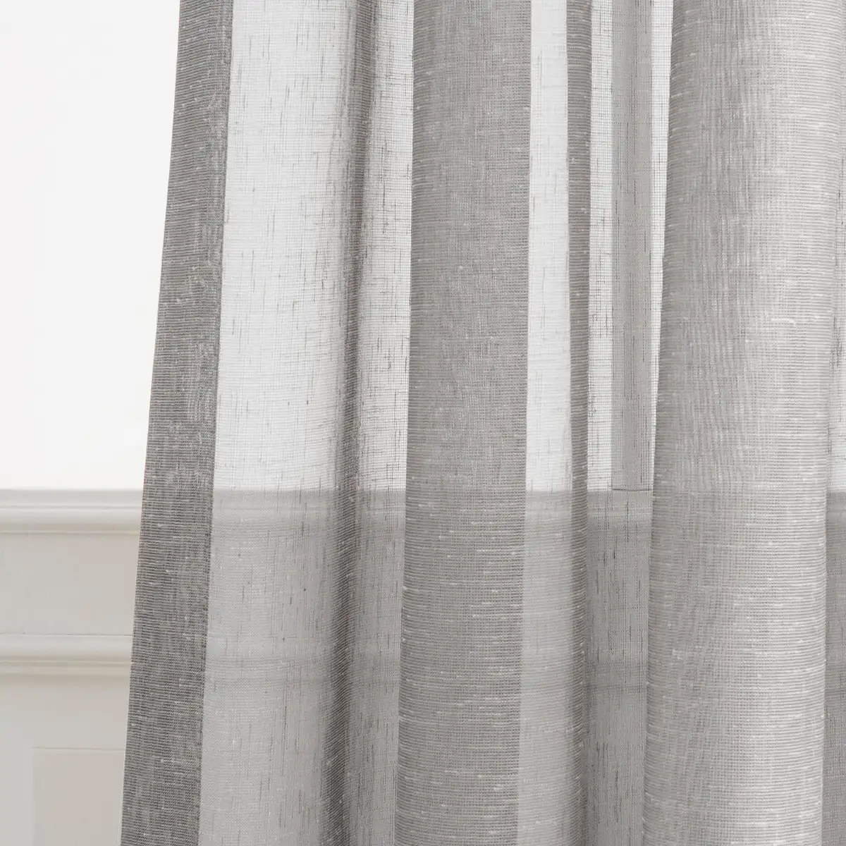 Sheer curtain made to measure transparent