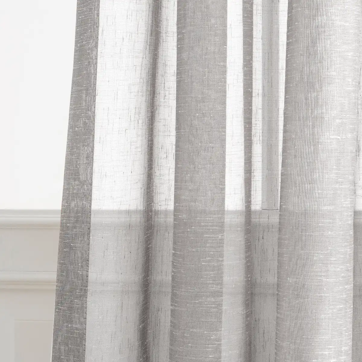 Sheer curtain made to measure transparent